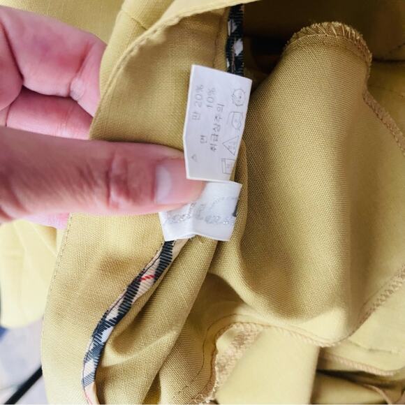 Dallant yellow mustard cropped high waisted lightweight pants 29 - Picture 6 of 7